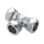 BONFIX Knel vertinde T-stuk 22 mm, Doe-het-zelf en Verbouw, Buizen en Afvoer, Ophalen of Verzenden, Nieuw