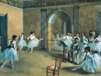 Kunstdruk Edgar Degas - The Dance Foyer at the Opera 80x60cm, Verzenden, Nieuw