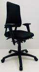 500x) BMA Axia bureaustoel, nieuwe stof, hoge rug, zwart, 4D