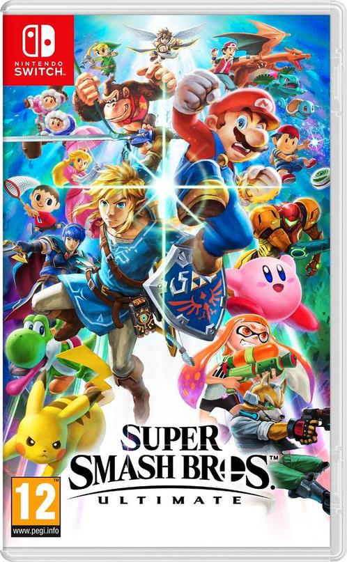 Switch Super Smash Bros. Ultimate, Spelcomputers en Games, Games | Nintendo Switch, Zo goed als nieuw, Verzenden