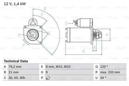 Startmotor / Starter BMW X3 (2.5 i,3.0 i xDrive), Auto-onderdelen, Motor en Toebehoren, Nieuw, Ophalen of Verzenden