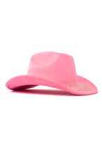 Cowboyhoed Roze Strass Steentjes Ketting Cowgirl Western Hoe, Ophalen of Verzenden, Nieuw, Carnaval