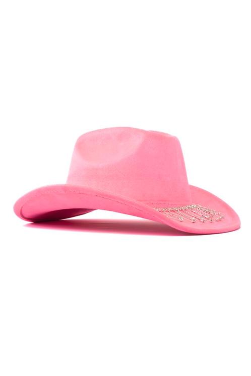 Cowboyhoed Roze Strass Steentjes Ketting Cowgirl Western Hoe, Kleding | Dames, Carnavalskleding en Feestkleding, Nieuw, Carnaval