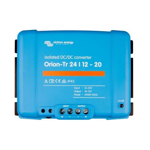 Victron Orion-Tr DC/DC Omvormer 24/12 volt 240 watt galvanis, Watersport en Boten, Navigatiemiddelen en Scheepselektronica, Nieuw
