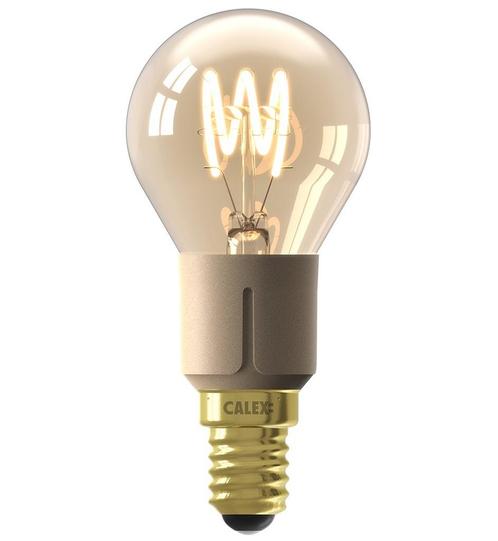 Calex LED Kogellamp E14 4W 265-140-40lm 2100K Goud 3-stap..., Huis en Inrichting, Lampen | Overige, Nieuw, Ophalen of Verzenden