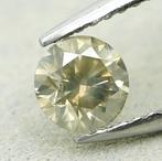 1 pcs Diamant (Natuurlijk gekleurd) - 0.51 ct - Rond - Fancy, Sieraden, Tassen en Uiterlijk, Edelstenen, Nieuw
