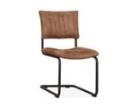 Eetkamerstoel Jax - eetkamerstoelen - Cognac, Huis en Inrichting, Stoelen, Nieuw, Bruin, Stof