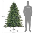 Kunstmatige Kerstboom 180 Cm Met 1700 Toppen, Inklapbaar & S, Diversen, Kerst, Verzenden, Nieuw