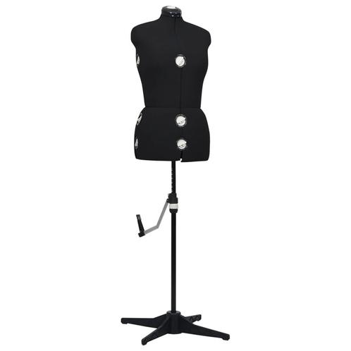 vidaXL Paspop verstelbaar vrouw maat 40-46 M zwart, Kleding | Dames, Kledinghangers, Nieuw, Verzenden