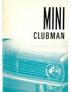 1975 AUSTIN-MORRIS MINI CLUBMAN INSTRUCTIEBOEKJE NEDERLANDS, Auto diversen, Handleidingen en Instructieboekjes