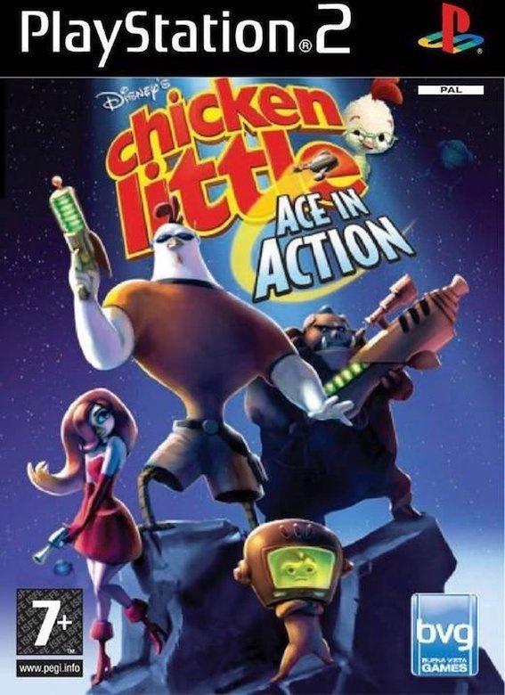 Disneys Chicken Little Ace in Action (PS2 Games), Spelcomputers en Games, Games | Sony PlayStation 2, Zo goed als nieuw, Ophalen of Verzenden