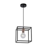 Zwarte hanglamp Arthur, Metaal, Nieuw, Ophalen of Verzenden, Modern, Metaal