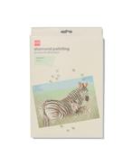 HEMA Diamond painting zebra A4 van €5 voor €3 sale, Hobby en Vrije tijd, Knutselen, Verzenden, Nieuw