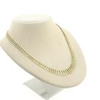 Gouden Cleopatra collier (Ketting), Sieraden, Tassen en Uiterlijk, Kettingen, Ophalen of Verzenden, Gebruikt, Overige kleuren