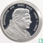 Vaticaan 10 euro 2009 (PROOF) 80th anniversary of the fo..., Postzegels en Munten, Verzenden, Losse munt, Goud