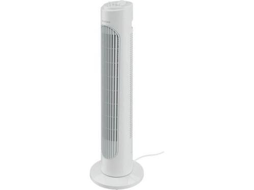 Veiling - Torenventilator 50W, 3 Snelheden, Timer - Wit, Witgoed en Apparatuur, Ventilatoren, Nieuw