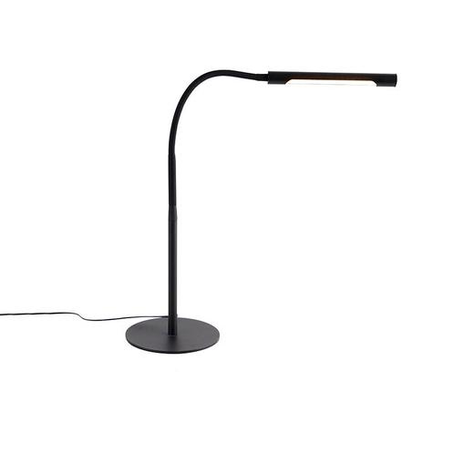 Design tafellamp zwart incl. LED met touch dimmer - Palka, Huis en Inrichting, Lampen | Tafellampen, Nieuw, Overige materialen