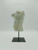 sculptuur, Torso di Eracle - 34 cm - marmeren stof, Antiek en Kunst