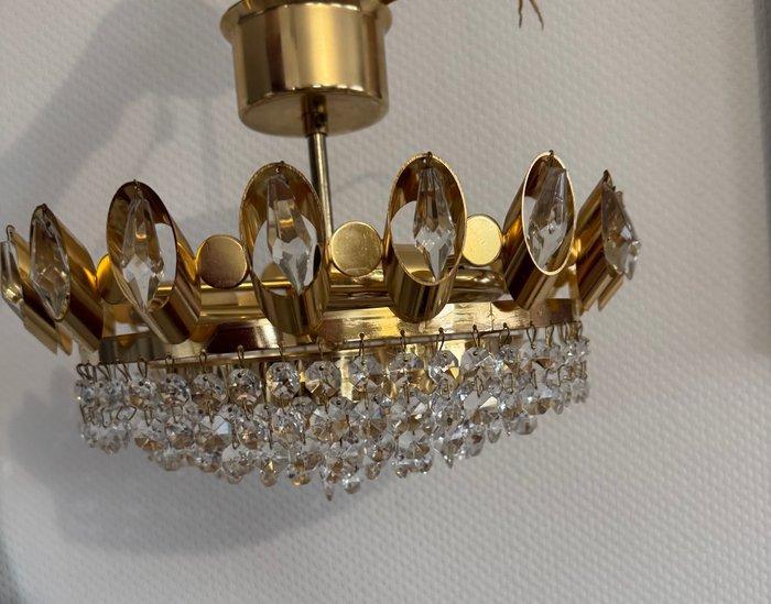 Kroonluchter - Verguld, Kristal, Antiek en Kunst, Curiosa en Brocante