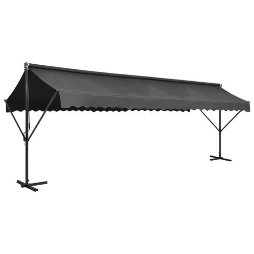 Luifel 600x300 antraciet | Retourdeal | 35% Korting!, Tuin en Terras, Zonneschermen, 250 cm tot 450 cm, Nieuw, Overige typen, 300 cm of meer