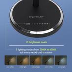 Bureaulamp - Tafellamp - Tafellamp slaapkamer - Zwart - Aigo, Verzenden, Zo goed als nieuw