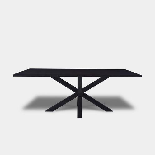 Tafel Boomstam eikenhout  Matrix hout  200x100, Huis en Inrichting, Tafels | Eettafels