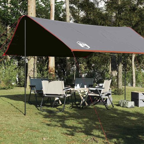 vidaXL Kampeerluifel waterdicht 430x380x210 cm oranje, Caravans en Kamperen, Tenten, Nieuw, tot en met 2, Verzenden