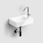 Fonteinset Clou InBe 36x24.5x9 Keramiek Wit (incl. Kraan, Ophalen of Verzenden, Nieuw, Chroom, Overige typen