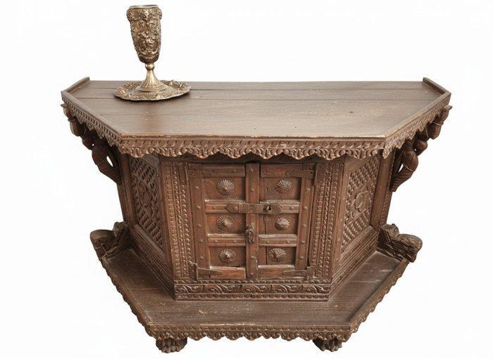 kabinet - Hout - India - Mughal Dynastie – III (1627 - 1857), Antiek en Kunst, Kunst | Niet-Westerse kunst