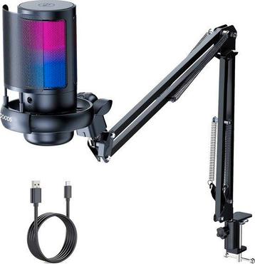 2dekans | Microfoon met scharnierende arm RGB beschikbaar voor biedingen