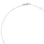 Ketting met hanger - 18 karaat Witgoud - 1.03ct. tw. Robijn