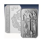 Wereld. Silver bar 2021 Archangel Michael, 1 Oz (.999)