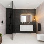 Badkamermeubel BWS Valencia Carrara Mat 120 cm Solid Surface, Ophalen of Verzenden, Nieuw, Bad