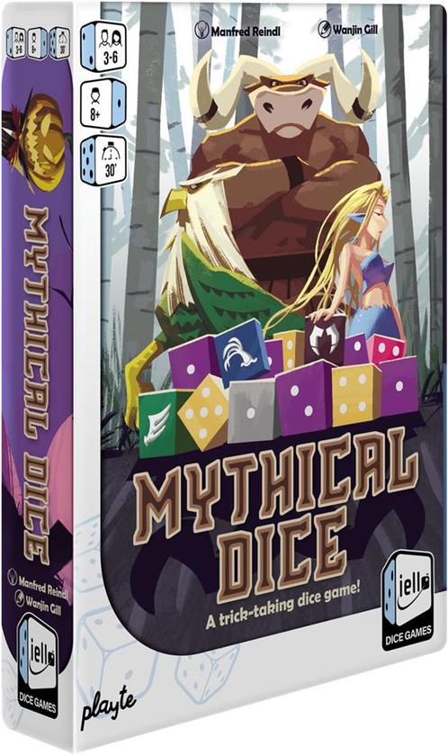 Mythical Dice - Trick-Taking Dice Game | Iello -, Hobby en Vrije tijd, Gezelschapsspellen | Bordspellen, Nieuw, Verzenden
