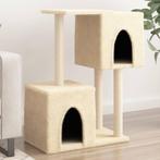 vidaXL Kattenmeubel met sisal krabpalen 86 cm crèmekleurig, Verzenden, Nieuw
