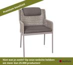Stern Greta Diningstoel Aluminium - Champagne/ecru/bruin, Tuin en Terras, Tuinstoelen, Ophalen of Verzenden, Nieuw, Overige materialen