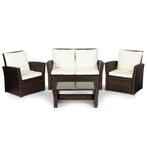 Polyrattan Tuinset | tweedekansje | Comfort & Stijl, Tuin en Terras, Tuinsets en Loungesets, 4 zitplaatsen, Rotan, Nieuw, Ophalen of Verzenden