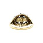 Gouden vintage ring met roosdiamant 14 krt/925, Ophalen of Verzenden, Nieuw