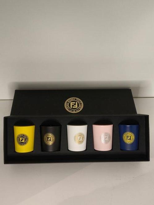 Fendi - Drankservies (5) - Glas - Fendi kaarsen glazen, Antiek en Kunst, Antiek | Glas en Kristal