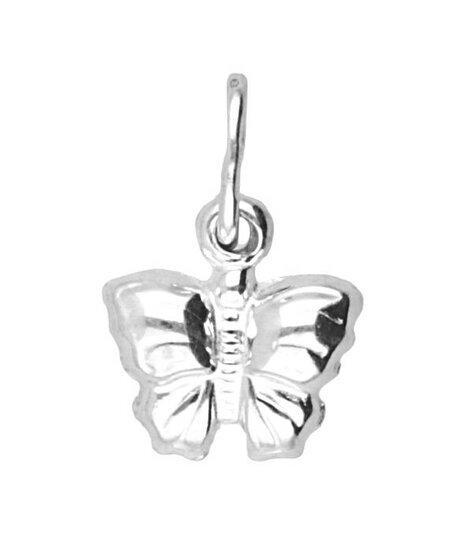 Zilveren Vlinder 3D hol kettinghanger, Sieraden, Tassen en Uiterlijk, Kettinghangers, Verzenden