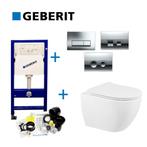 Geberit UP100 Toiletset set71 Sanindusa Sanibold met Delta, Ophalen of Verzenden, Nieuw, Overige typen