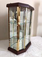 Kabinet - Glas, Hout - Kast met Swarovski-knop, Antiek en Kunst
