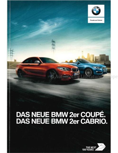 2017 BMW 2 SERIE COUPÉ | CABRIO BROCHURE DUITS, Boeken, Auto's | Folders en Tijdschriften, BMW