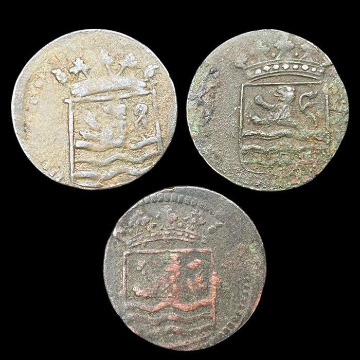 Nederlands-Indië. VOC Duiten Zeeland ( misslag ) 1756 - 1786, Postzegels en Munten, Munten | Nederland