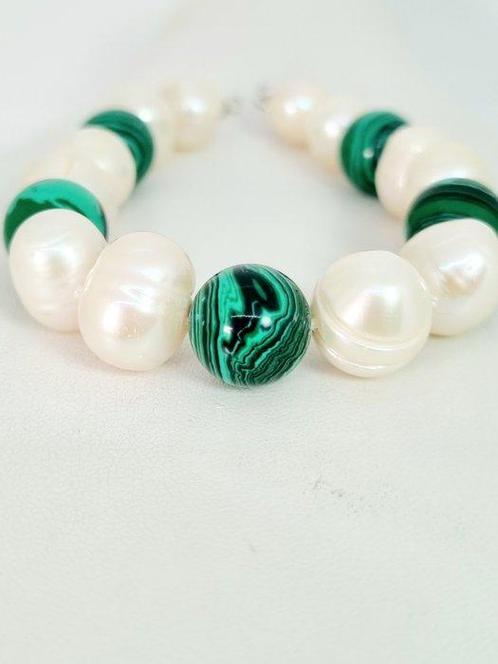Zonder Minimumprijs - Armband - 18 karaat Witgoud Parel, Sieraden, Tassen en Uiterlijk, Armbanden