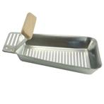 BBQ Collection RVS Barbecuepan - Houten Handvat - Vetafvo..., Ophalen of Verzenden, Nieuw