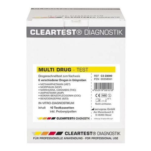 Cleartest® Multi Test 6 Methamfetamine, 5 stuks Drugstest,, Diversen, Verpleegmiddelen, Nieuw, Verzenden