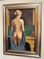 Andrea Di Martino (1991) - Élégance voilée - Peinture à, Antiek en Kunst, Curiosa en Brocante