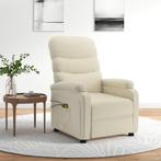 vidaXL Massagestoel elektrisch kunstleer crèmekleurig, Verzenden, Nieuw