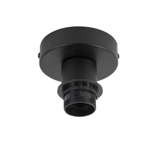 Plafondlamp mat zwart zonder kap - Combi, Huis en Inrichting, Lampen | Plafondlampen, Nieuw, Overige materialen